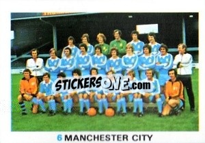 Sticker Manchester City - Soccer Stars 1977-1978
 - FKS
