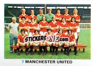 Sticker Manchester United - Soccer Stars 1977-1978
 - FKS