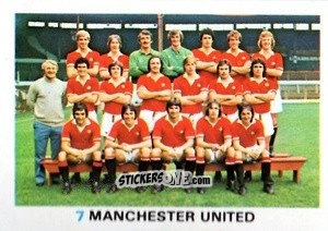Sticker Manchester United - Soccer Stars 1977-1978
 n. 7 - FKS