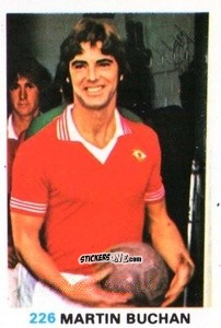 Cromo Martin Buchan - Soccer Stars 1977-1978
 n. 226 - FKS