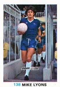 Cromo Mick Lyons - Soccer Stars 1977-1978
 n. 138 - FKS