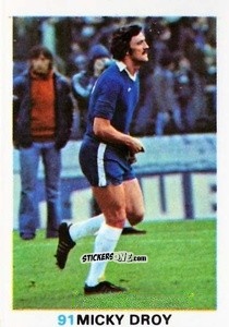 Cromo Micky Droy - Soccer Stars 1977-1978
 n. 91 - FKS