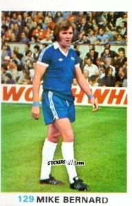 Sticker Mike Bernard - Soccer Stars 1977-1978
 n. 129 - FKS