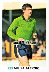 Sticker Miliiia Alecsic - Soccer Stars 1977-1978
 - FKS