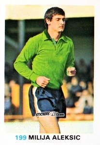 Sticker Miliiia Alecsic - Soccer Stars 1977-1978
 n. 199 - FKS