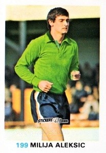 Sticker Miliiia Alecsic - Soccer Stars 1977-1978
 - FKS