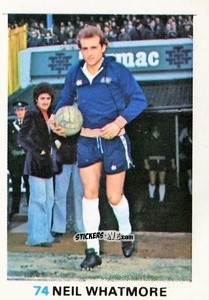 Cromo Neil Whatmore - Soccer Stars 1977-1978
 n. 74 - FKS