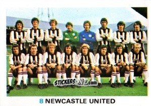 Sticker Newcastle United - Soccer Stars 1977-1978
 n. 8 - FKS