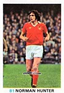 Sticker Norman Hunter - Soccer Stars 1977-1978
 n. 81 - FKS