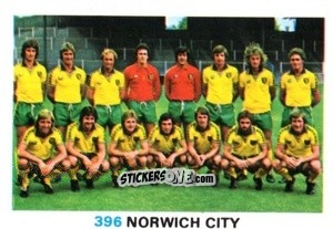 Sticker Norwich City - Soccer Stars 1977-1978
 n. 396 - FKS