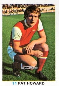 Sticker Pat Howard - Soccer Stars 1977-1978
 n. 11 - FKS