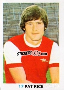 Sticker Pat Rice - Soccer Stars 1977-1978
 - FKS