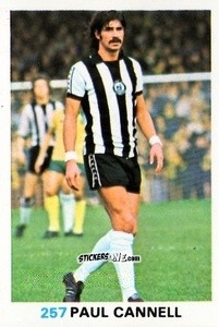 Cromo Paul Cannell - Soccer Stars 1977-1978
 n. 257 - FKS