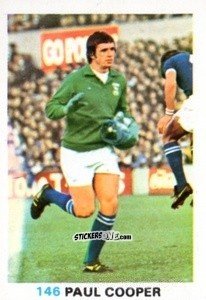 Sticker Paul Cooper - Soccer Stars 1977-1978
 n. 146 - FKS