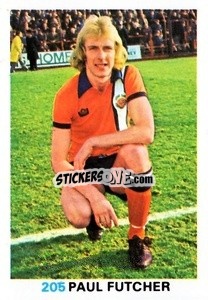 Sticker Paul Futcher - Soccer Stars 1977-1978
 - FKS