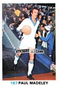 Cromo Paul Madeley - Soccer Stars 1977-1978
 - FKS