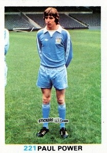 Cromo Paul Power - Soccer Stars 1977-1978
 n. 221 - FKS
