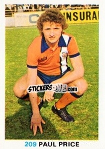 Sticker Paul Price - Soccer Stars 1977-1978
 - FKS