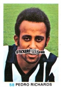 Cromo Pedro Richards - Soccer Stars 1977-1978
 - FKS