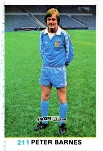 Cromo Peter Barnes - Soccer Stars 1977-1978
 n. 211 - FKS