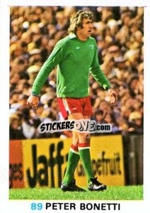 Sticker Peter Bonetti - Soccer Stars 1977-1978
 - FKS