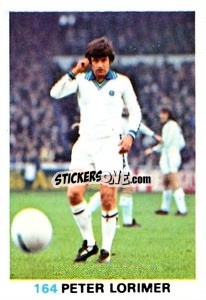 Sticker Peter Lorimer - Soccer Stars 1977-1978
 - FKS