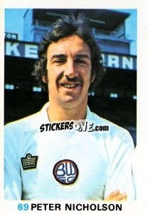 Sticker Peter Nicholson - Soccer Stars 1977-1978
 n. 69 - FKS