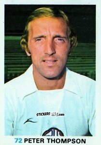 Sticker Peter Thompson - Soccer Stars 1977-1978
 n. 72 - FKS