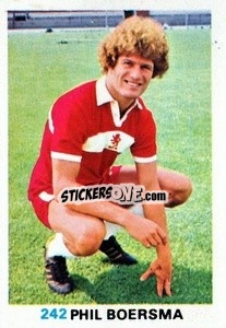 Cromo Phil Boersma - Soccer Stars 1977-1978
 - FKS