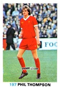 Cromo Phil Thompson - Soccer Stars 1977-1978
 n. 197 - FKS