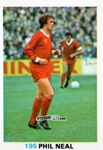 Figurina Philip Neal - Soccer Stars 1977-1978
 n. 195 - FKS
