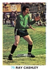 Sticker Ray Cashley - Soccer Stars 1977-1978
 n. 75 - FKS