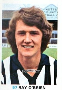 Sticker Ray O'Brien - Soccer Stars 1977-1978
 n. 57 - FKS