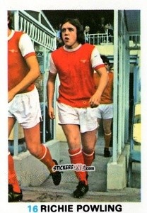 Sticker Ritchie Powling - Soccer Stars 1977-1978
 n. 16 - FKS