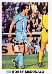 Sticker Robert McDonald - Soccer Stars 1977-1978
 - FKS