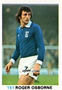 Sticker Roger Osborne - Soccer Stars 1977-1978
 n. 151 - FKS