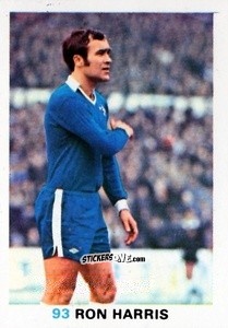 Sticker Ron Harris - Soccer Stars 1977-1978
 n. 93 - FKS