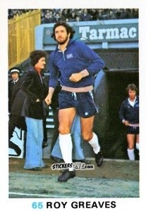 Sticker Roy Greaves - Soccer Stars 1977-1978
 n. 65 - FKS