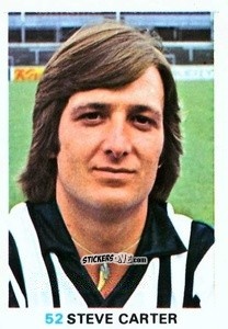 Sticker Steve Carter - Soccer Stars 1977-1978
 n. 52 - FKS