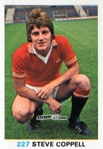 Sticker Steve Coppell - Soccer Stars 1977-1978
 n. 227 - FKS