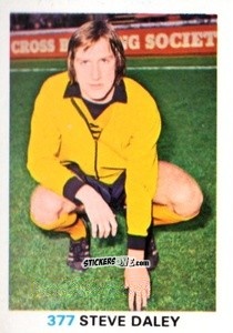 Sticker Steve Daley - Soccer Stars 1977-1978
 n. 377 - FKS