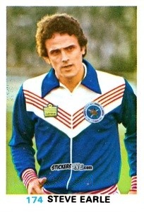 Sticker Steve Earle - Soccer Stars 1977-1978
 n. 174 - FKS