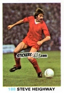 Sticker Steve Heighway - Soccer Stars 1977-1978
 - FKS
