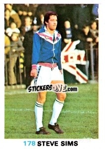 Cromo Steve Sims - Soccer Stars 1977-1978
 - FKS