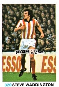 Sticker Steve Waddington - Soccer Stars 1977-1978
 n. 320 - FKS