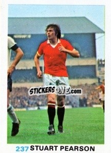 Sticker Stuart Pearson - Soccer Stars 1977-1978
 - FKS