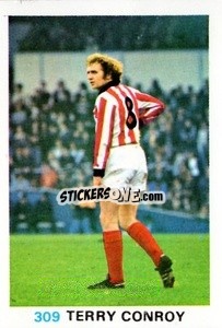 Sticker Terry Conroy - Soccer Stars 1977-1978
 n. 309 - FKS