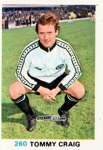 Sticker Tommy Craig - Soccer Stars 1977-1978
 n. 260 - FKS