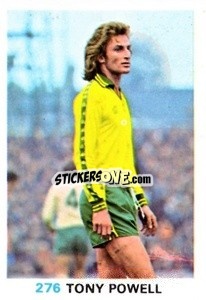 Sticker Tony Powell - Soccer Stars 1977-1978
 - FKS