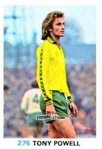 Figurina Tony Powell - Soccer Stars 1977-1978
 n. 276 - FKS